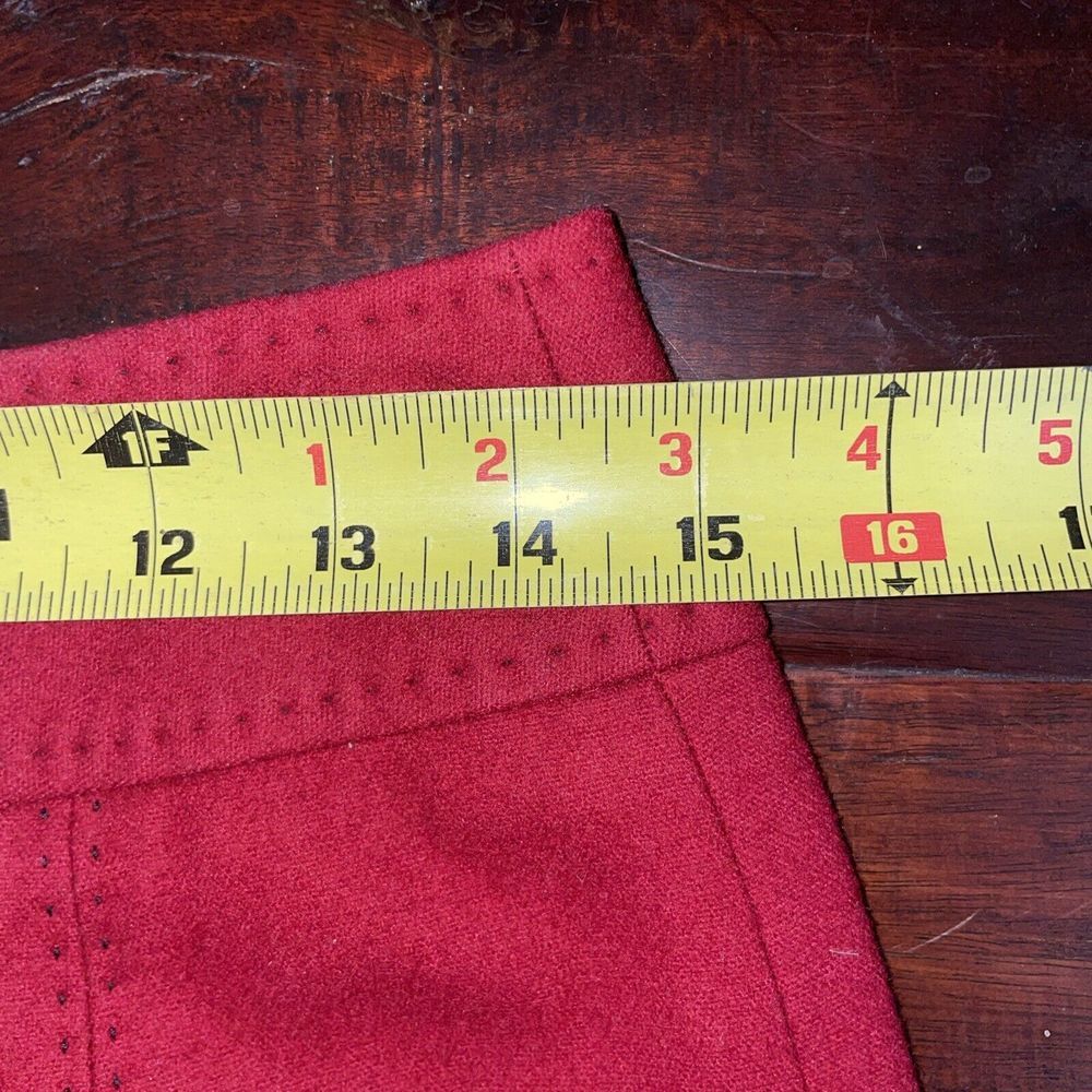 ANN TAYLOR Pencil Skirt Lined Side Zip Wool Blend Perfect For Holidays Size 4 - Picture 7 of 7